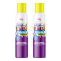 Kit 2 Tinta Spray Amarelo Brasil Para Cabelos Lavável 150ml