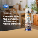 Lustra Móveis Spray Madeiras Brilho Cera Carnaúba Protege