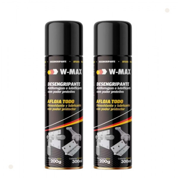 Kit 2 Un. Desengripante Lubrificante Spray W-max Wurth