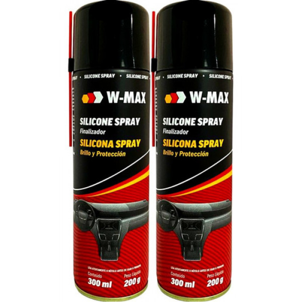 Silicone Spray W-max Wurth Automotivo Kit 2 Un.